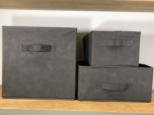 Canasto Caja Organizador Tela Plegables Compactor