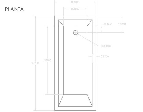 Bañera Hidromasaje Jacuzzi 180x80 8 Jet Acrílico Premium Blanco