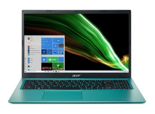 Notebook Acer I3 11° 1tb+128ssd 12g 15,6fullhd Verde Azulado