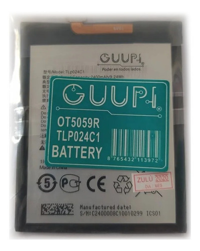 Bateria Pila Guupi Alcatel Tlp024c 5059s 5059z 5059a Sellada