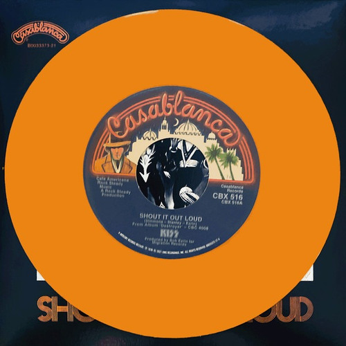 Kiss Shout It Out Loud 7 Pulgadas Limited Single Vinilo