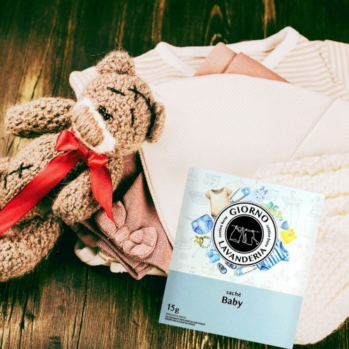 Imagem 2 de 7 de Sachê Perfumado Aromatizante Cheiro Baby Giorno Casa 15g
