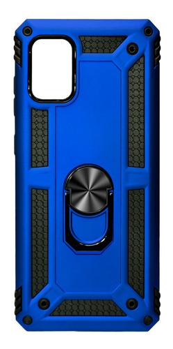 Imagen 2 de 9 de Funda Anillo Magnetica Moss Case Uso Rudo Para Samsung