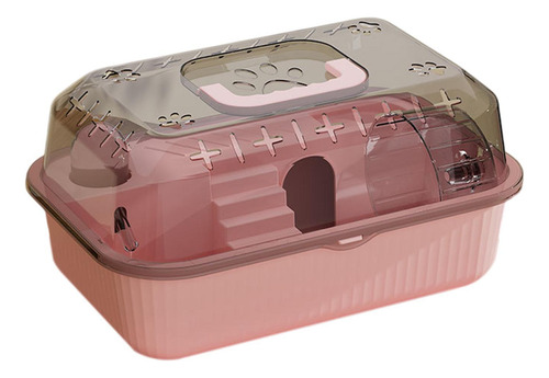 Estuche De Transporte Para Hámster, Jaula De Viaje Rosa