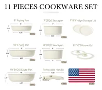 Comprar Juego Sartenes Y Ollas Kitchen Granite. Tipo Carote.