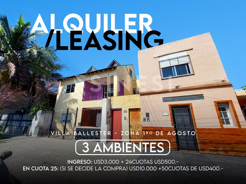 Anticipo Y Cuotas - Ph 3 Ambientes - Villa Bonich - Villa Ballester