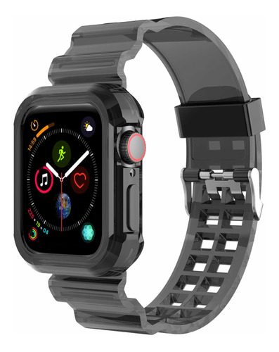 Pulso Apple Watch + Estuche Transparente  44 Mm