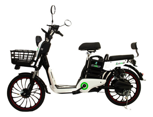 Bicicleta Elétrica Goon.up 500w 32 Km/h Aro 20 - Bat. Litio Cor Branco
