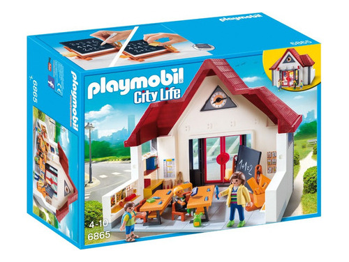 Playmobil City Life Set Escuela Con Accesorios Original