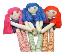 Comprar Muñeca De Tela Pata Larga Para Abrazar Y Apretar Artesanal