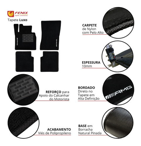 Tapetes Para Classe G Amg 1990 Á 2018 Luxo