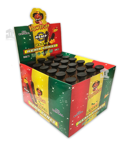 Honey Puff Hemp Cone Mango C/punta De Madera/ambienteyaromas