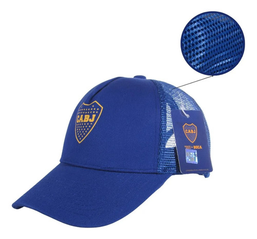 Gorra De Boca Juniors Con Visera Producto Oficial 