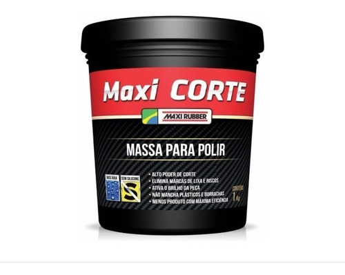 Pasta Pulir Fina / Blanca / Base Agua Maxi Rubber X 0,6kg Fc