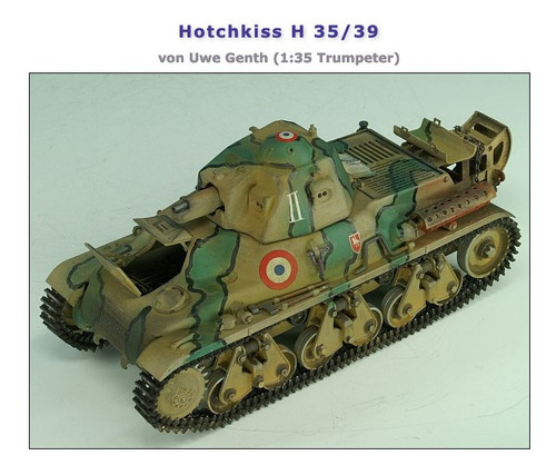 Tanque French Hotchkiss 35/38(h) Escal 1/35 Armable