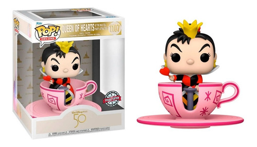 Funko Pop Disney - Queen At Mad Tea Party #1107 Exclusivo