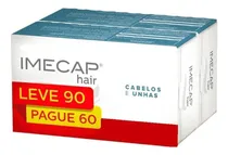 Comprar Kit Imecap Hair Vitamina Cabelos E Unhas 90 Cápsulas -imecap