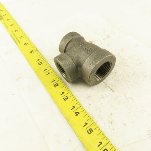 1 X3/4 X3/4 Npt 300 Wsp 2000 Wog Malleable Iron Tee Bla Ccb