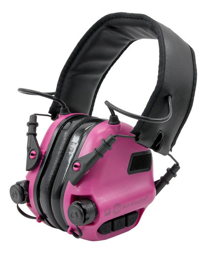 Headset Abafador Eletrônico Auricular Earmor M31 Mod 3 Cor Rosa