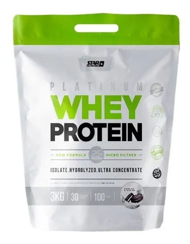 Whey Protein 3 Kg - Star Nutrition - Proteina Vainilla 