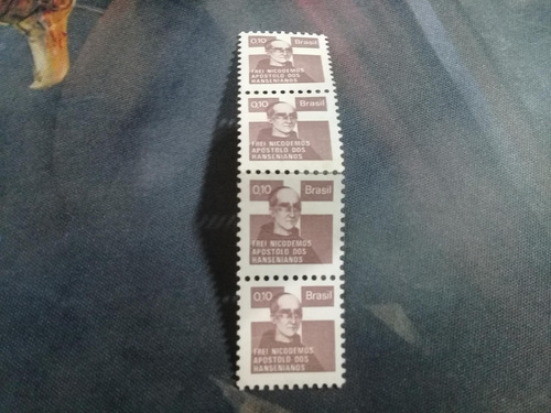 Kit Selos Dos Correios Frei Nicodemos De 1975 (Usado)