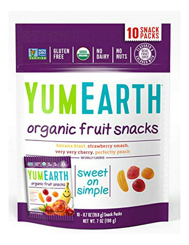 Yummyearth Organic Fruit Snacks 6.2 Oz