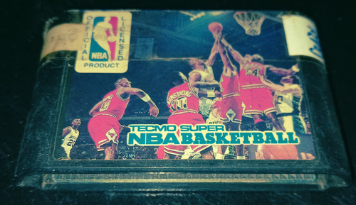 Tecmo Super Nba Basquetball!! Juego De Sega Original!! (Usado)