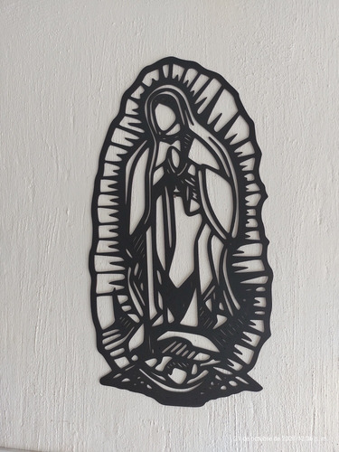 Cuadro Decorativo Virgen De Guadalupe Corte Láser 3 Mm