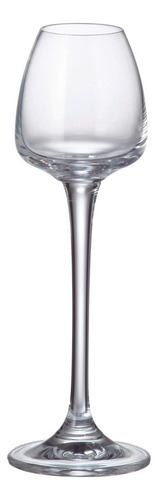 Anser Juego De 6 Copas De Vidrio Para Licor 70 Ml Color Blanco