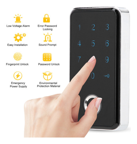 Cerradura Electrónica Inteligente Con Contraseña Digital Con