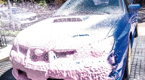 Imagen 4 de 10 de Glabs | Color Snow | Espuma Activa | Color Violeta | 1 Lt.