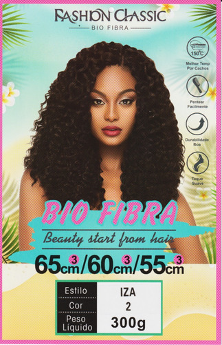 Kit 6 Cabelos Cacheado Bio Fibra Fashion Line - Bio Vegetal