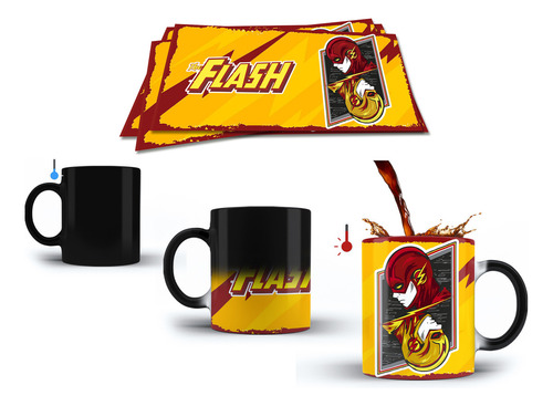 Taza Magica De Flash 2 Flash Uno Arriba Y Uno Abajo