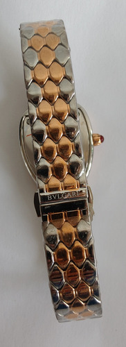 Reloj Bnlgr Mod. Serpentie Seduttorie Dama Correa Oro Rosa/plata Bisel Oro Rosa Caratula Vino (Usado)