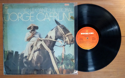 Jorge Cafrune Yo Le Canto Al Litoral Disco Lp Vinilo