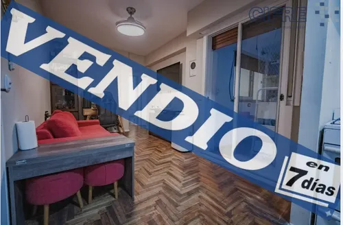 Departamento En Almagro 2 Ambientes Con Balcón Living/comedor Con Cocina Integrada