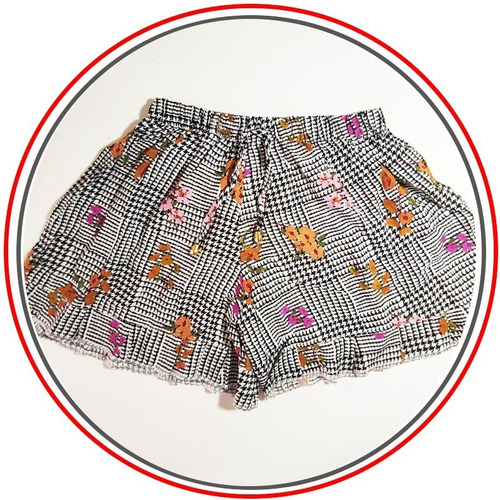 Short Pantalón Corto Para Mujeres, Floreados T 2 Y 3