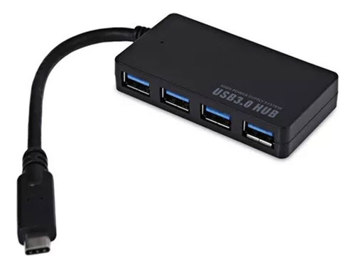 Hub Usb 3.0 Tipo C A 4 Puertos Usb 3.0