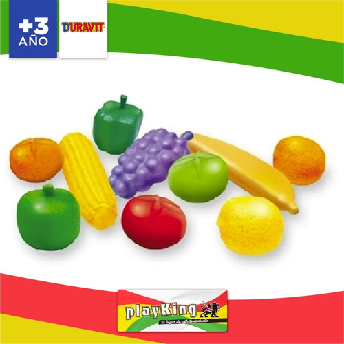 Imagen 2 de 4 de Bolsa Con Frutas Y Verduras Duravit 11 Piezas Playking