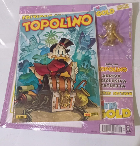 Topolino Nº 3458 + Miniatura Minnie - Em Italiano - Editora Panini Comics - Bonellihq