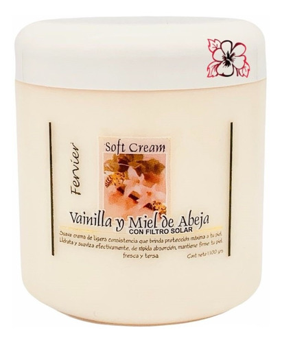 Crema Solida Vainilla Y Miel De Abeja Joss Fervier® 1.1kg.