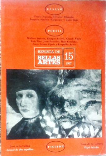 Revista De Bellas Artes. José De La Colina Juan De La Cabada