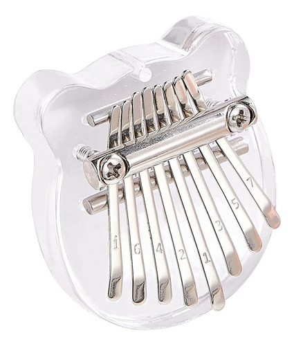 Kalimba Mini Portátil Pulgar Piano Percusión 8 Teclas