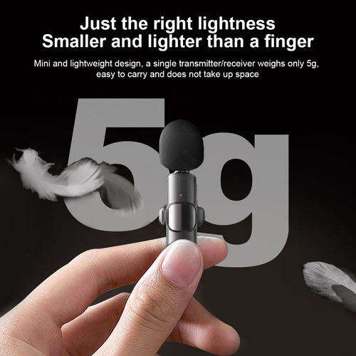Micrófono Inalámbrico Para iPhone Android Pc iPad Plug Play