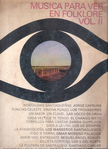 Musica Para Ver En Folklore Vol. 2 / Vinilo Cbs