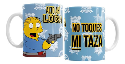 Tazas Los Simpsons Rafa No Toques Mi Taza