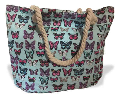 Bolso Playero Con Estampado De Mariposa Por Mayor