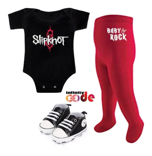 Conjunto Rockero Bebe Body Rock Zapatilla Bandas Rock Slipkn Infinity Code Conjunto Rockero Bebe Body Rock Zapatilla Bandas Rock Slipkn Infinity Code