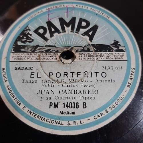 Catalogo De Long Play Simple Pasta 78 Rpm 63 Mil Discos