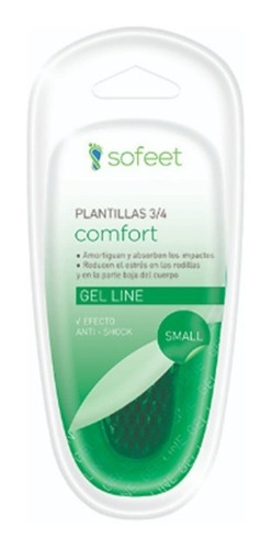 Plantillas 3/4 Confort Gel Sofeet Ptm Oficial